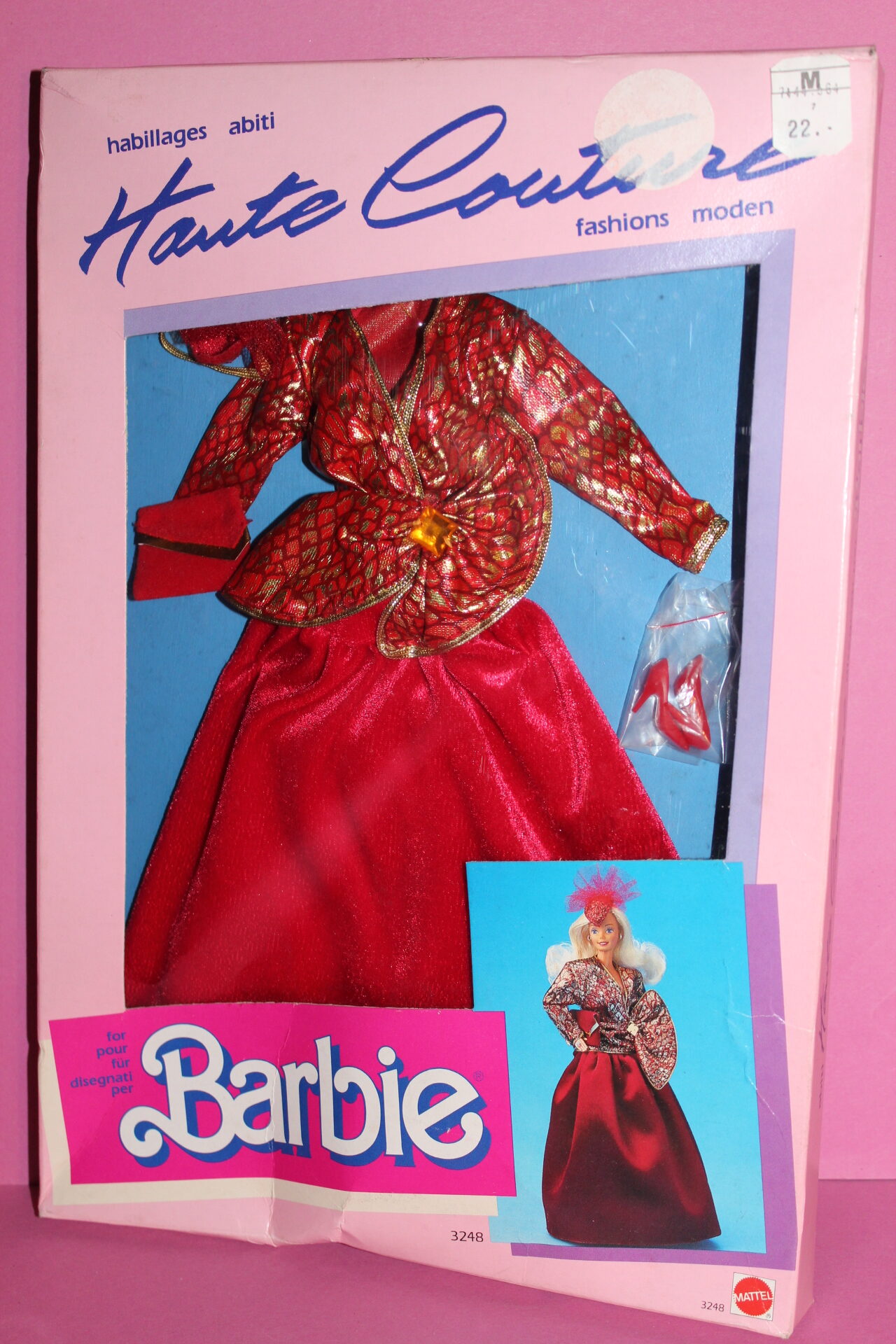 Omgeving achtergrond Bereid Haute Couture Barbie Fashion 1986 No. 3248 NRFB RARE HTF VINTAGE EURO  EXCLUSIVE | ThinkPink
