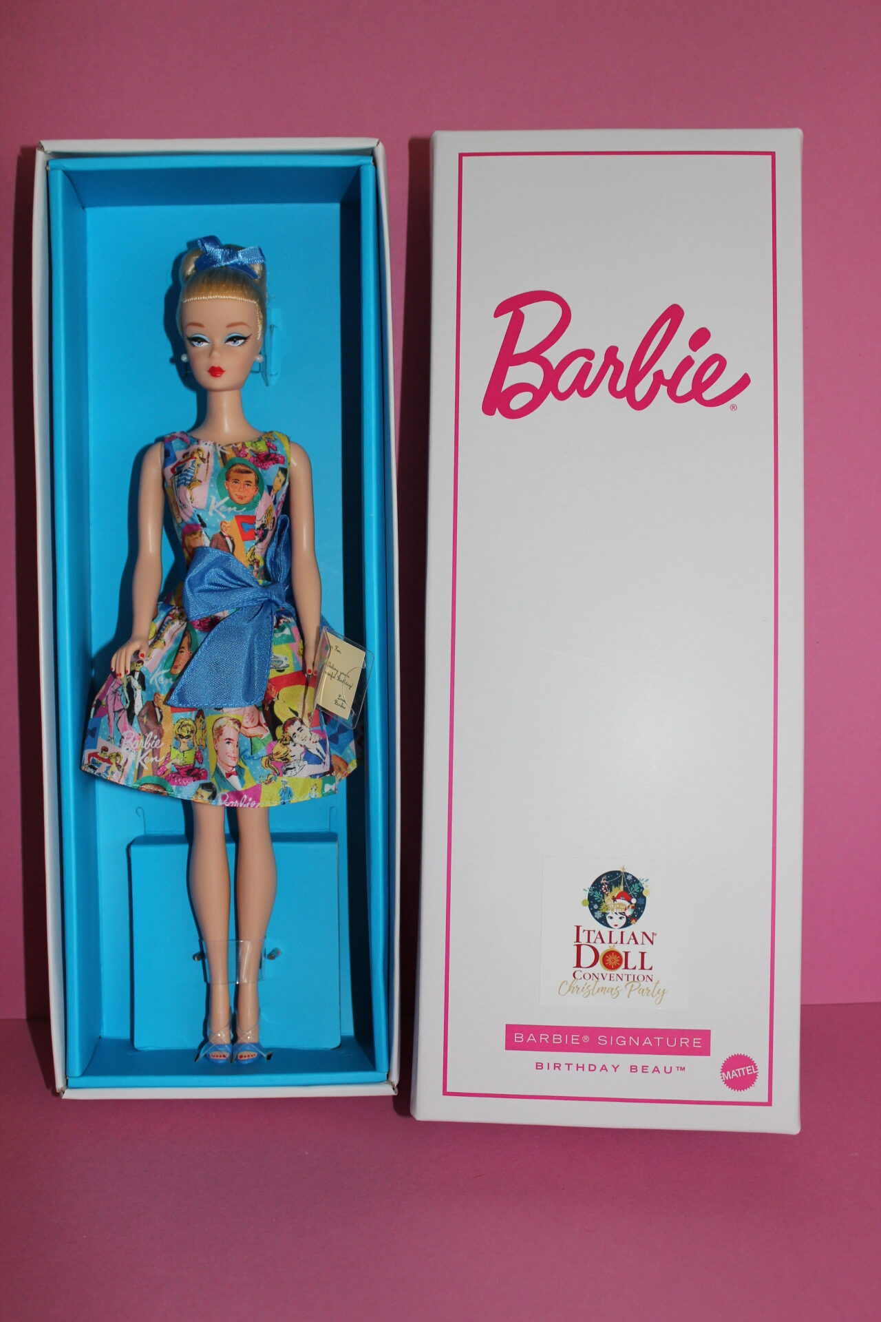 Collector Barbie Italian Doll Convention Birthday Beau NRFB 2021 
