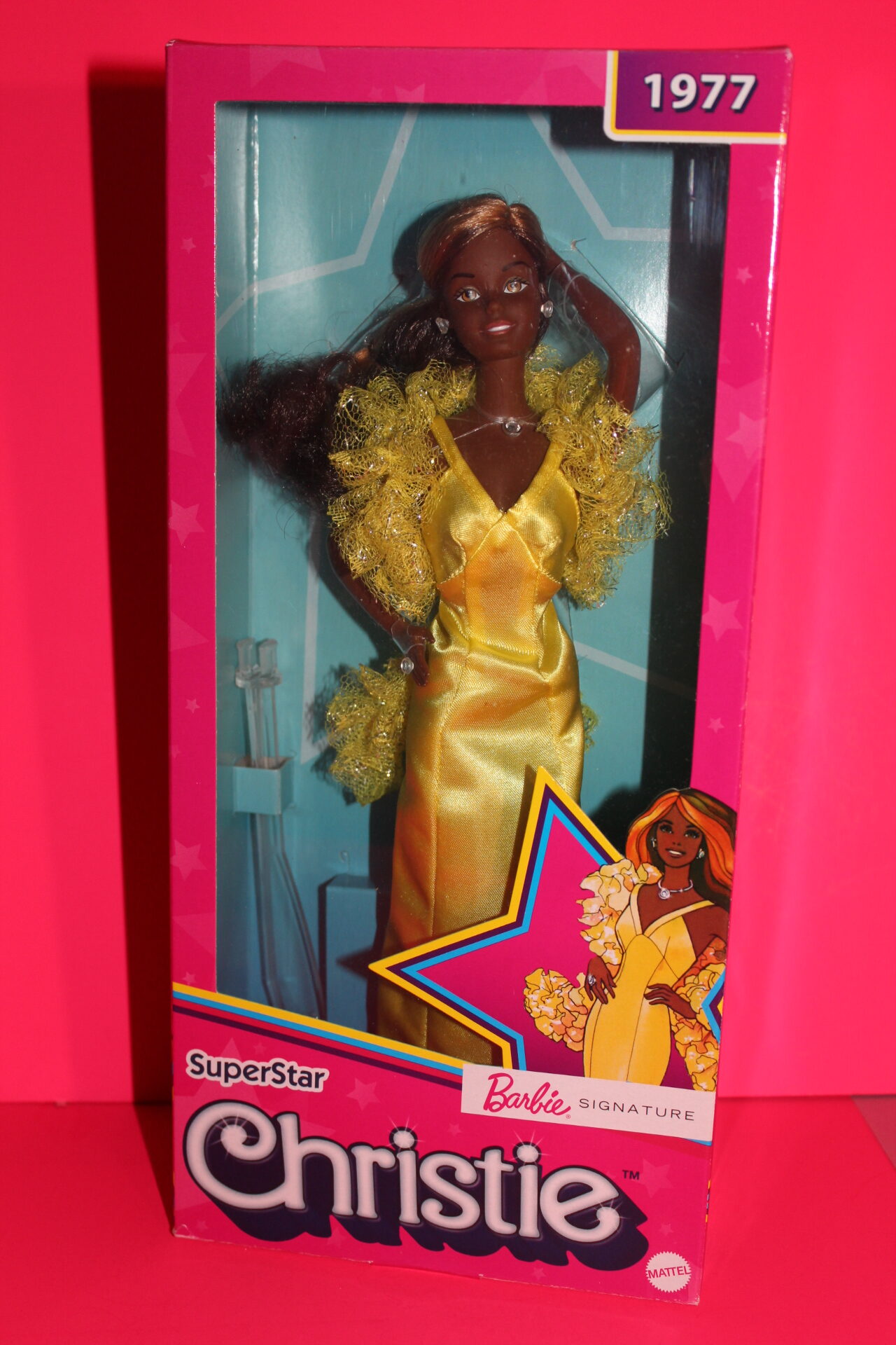 Superstar Barbie Christie 1977 Repro NRFB Barbie Signature 2021 ...