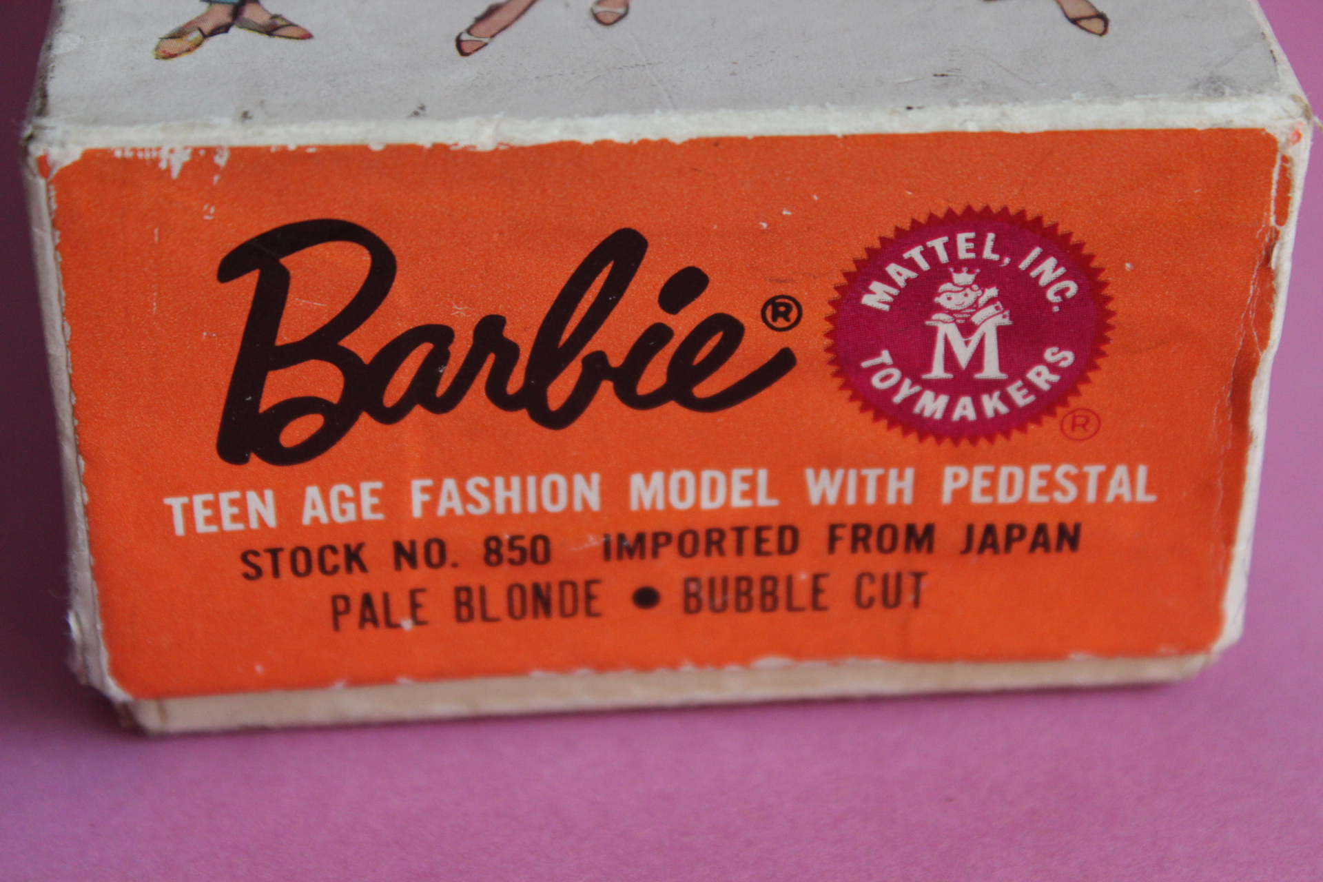 Vintage Barbie Bubblecut blonde 1964©1958