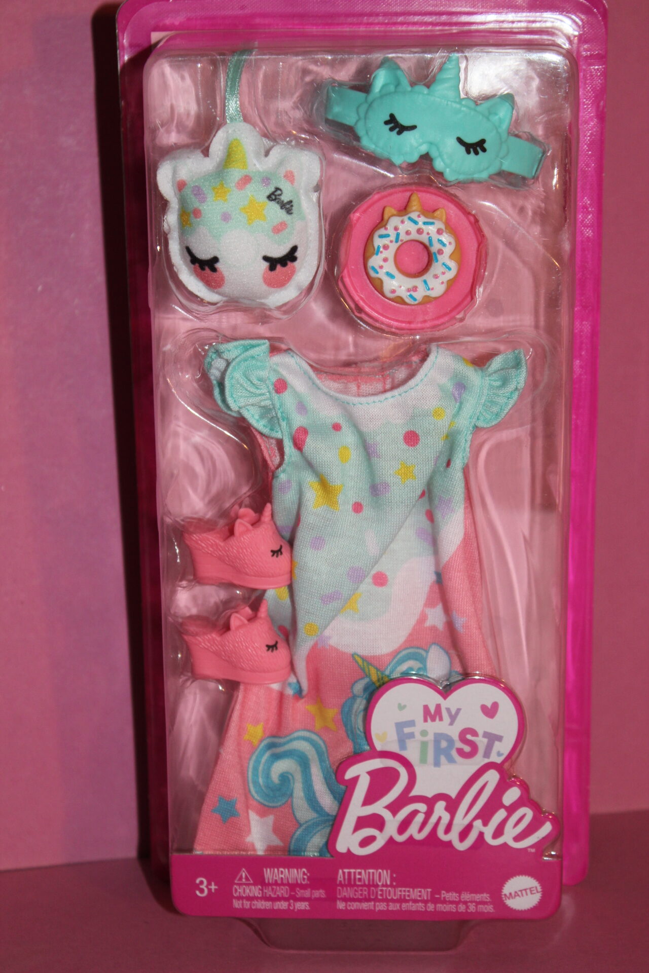 BARBIE My First Barbie NRFB Good Night Fashion Set