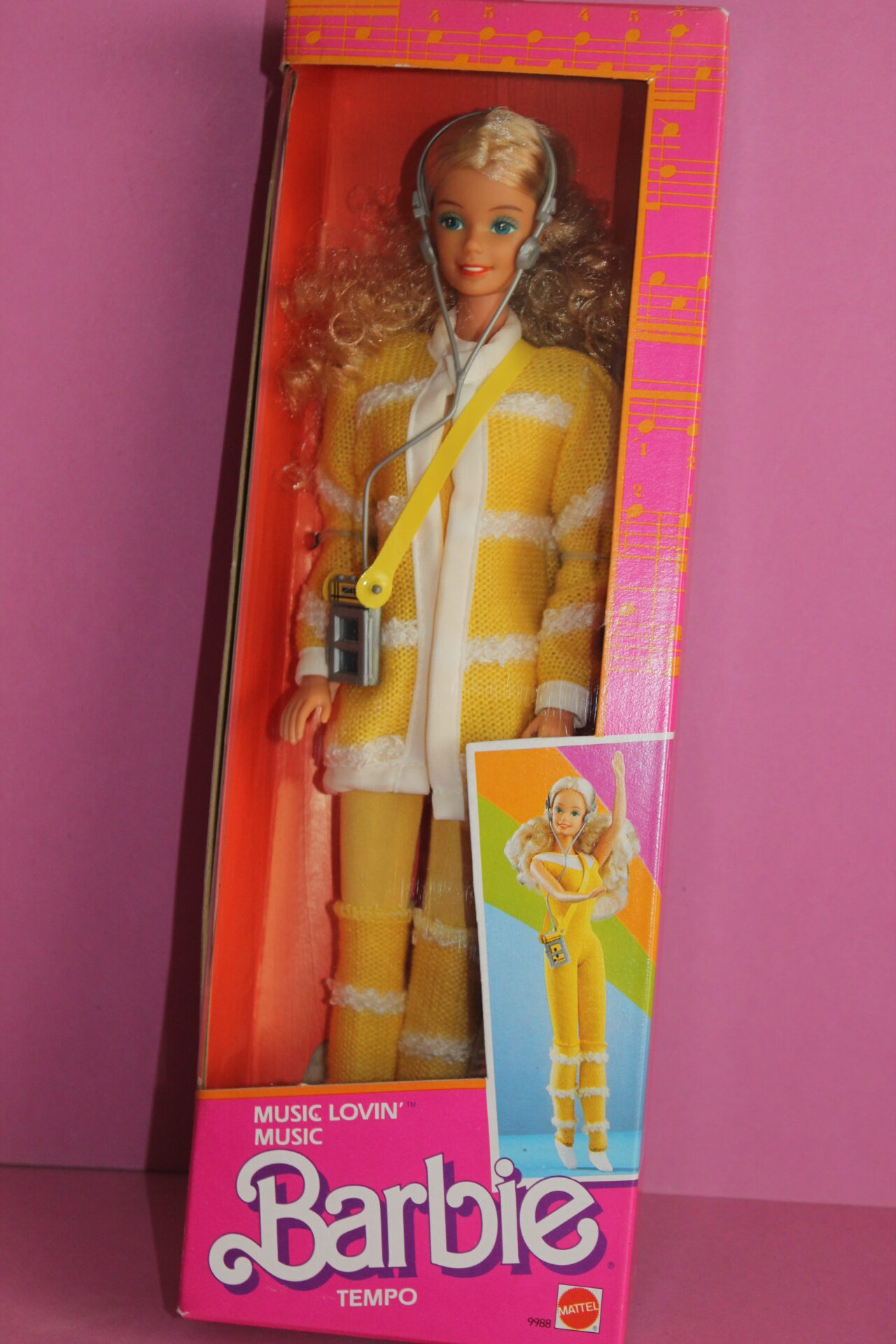 Music Lovin Barbie NRFB 1985 Italian Box Version
